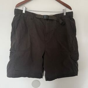 Columbia Mens Cargo Shorts Brown Belted Hiking Outdoor Cotton Blend XM4662 Sz 38